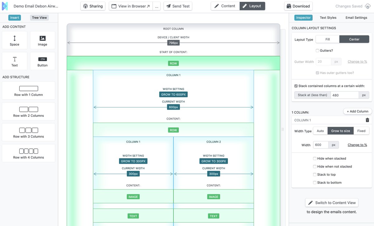 MillinerApp's tweet photo. Massive update on Milliner today. 

Introducing the new Email Layout Builder.

It’s now easier than ever to create and visualise any email layout.

Check it out here: https://t.co/FTRKQqY5p5 https://t.co/pgUvHbgADO