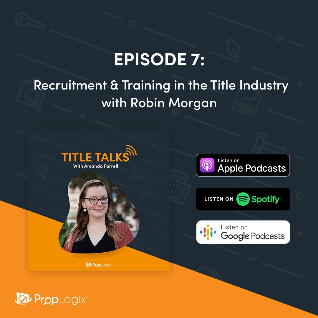 TitleTalks's tweet photo. Learning title comes with time. In our latest podcast episode of #titletalks, we talk to a title agent with years of experience in training new recruits in the title industry. 🎧 Listen on Apple Podcast here: https://t.co/gOlaurMcfD #titleinsurance #titletips #applepodcast https://t.co/HUebgp5OKp