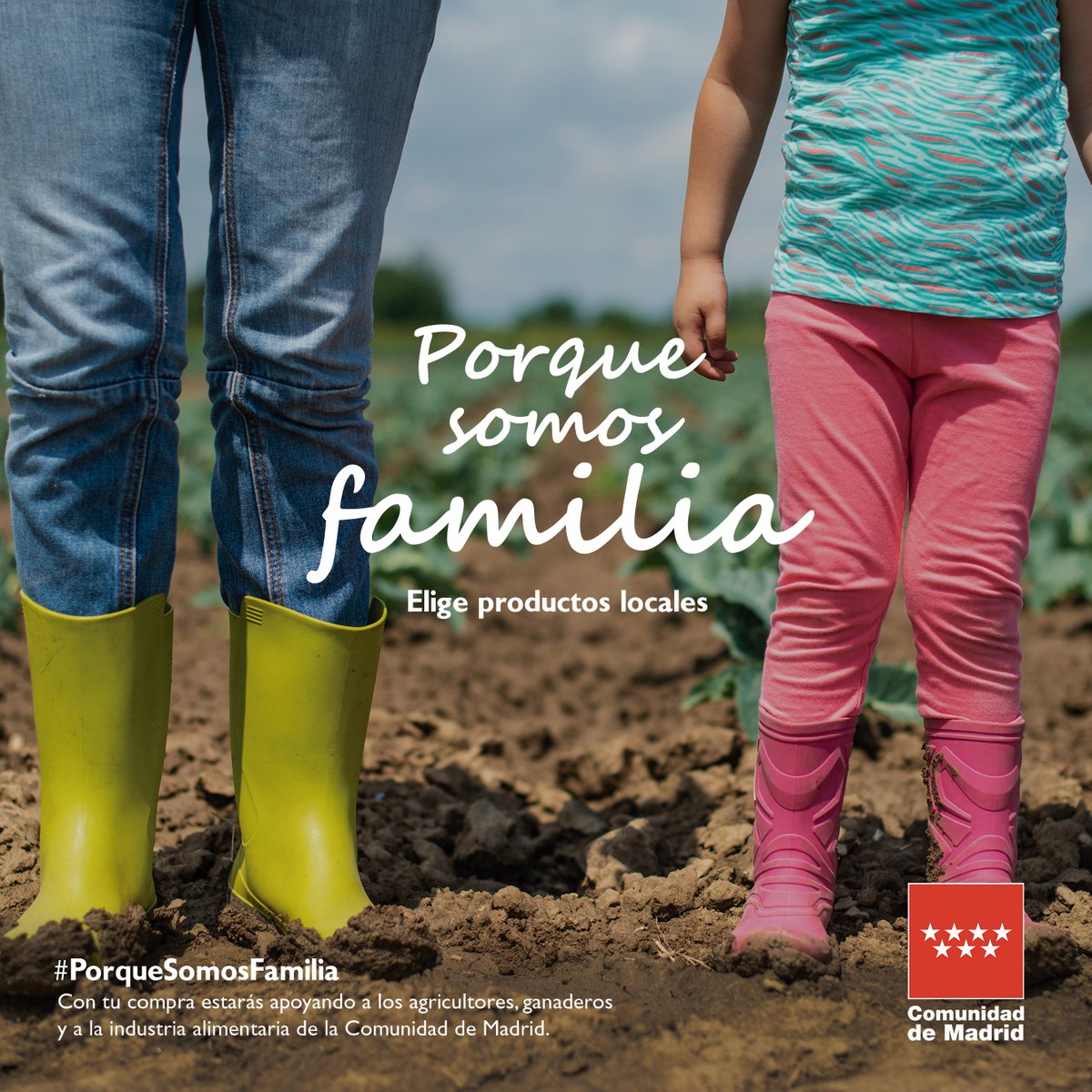 Porque el campo es más esencial que nunca. Porque ahora sabemos lo que de verdad importa.

Porque somos familia, elige productos locales y de cercanía de la #ComunidadDeMadrid. Apoya su futuro con tu compra. 

#PorqueSomosFamilia 👉bit.ly/2zBsmfk