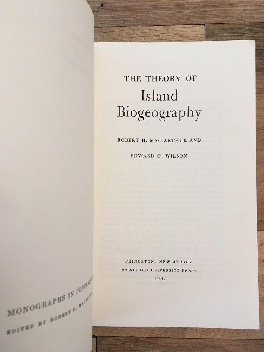 yockfire's tweet photo. It arrived! My reward for surviving #distancelearning2020! No better way to approach summer than with thoughts of reading a little #islandbiogeography. I'll need my son to explain the #fancymath! Thanks to @DavidQuammen and #TheSongoftheDodo for the inspiration! https://t.co/eNF2XwuMTl
