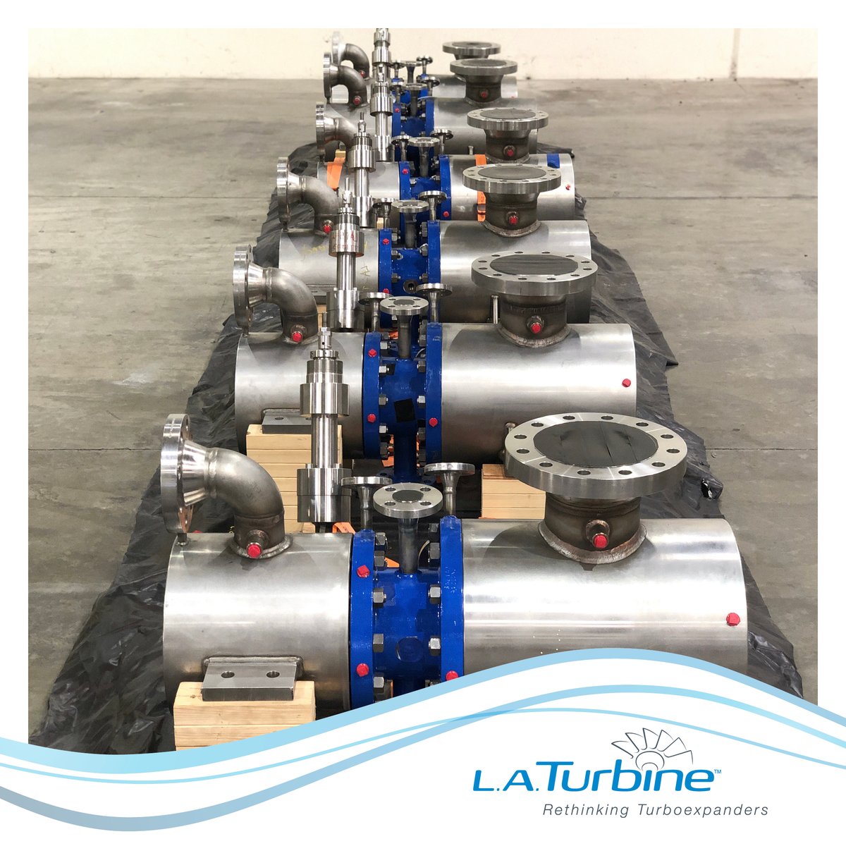 laturbine's tweet photo. There’s no end to LAT’s flange to flange turboexpander support and expertise. Choose L.A. Turbine for turboexpander designs or aftermarket refurb, repairs and redesigns that get at the heart of what matters. Trust a pioneer in turboexpanders with your design and repair jobs. https://t.co/V42HTDmcLE