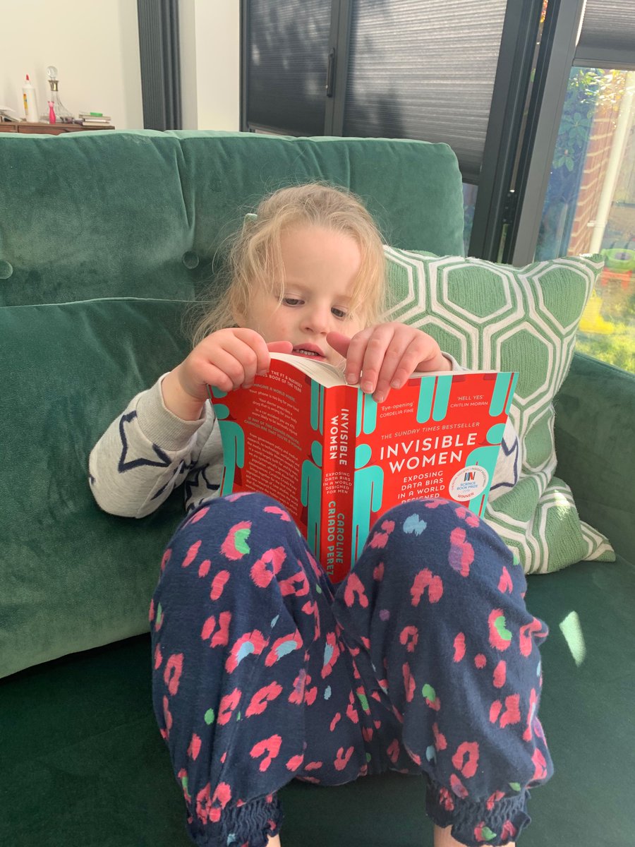 sam_rosamond's tweet photo. Getting to grips with data bias before tea time @CCriadoPerez #invisiblewomen #almostfour https://t.co/lnG1fGjuYx