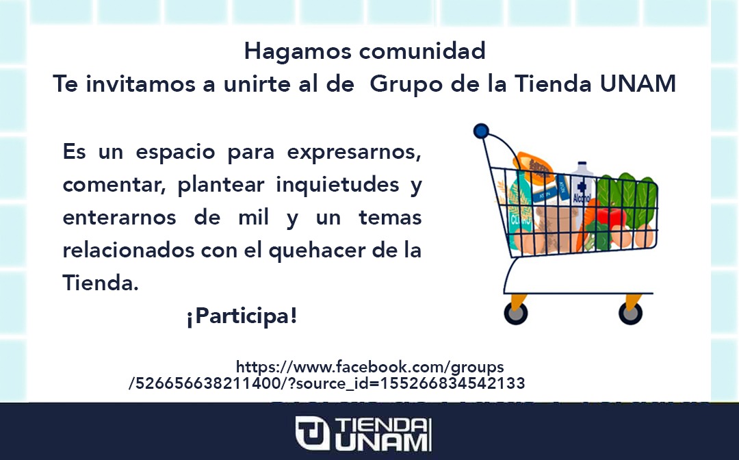 TiendaUNAM's tweet photo. ¡Buenos días! #HagamosComunidad
Únete al #GrupoDeTiendaUNAM https://t.co/f3T3m8epqj