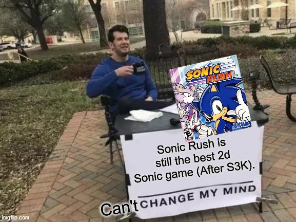 Can't change my mind.
#SonicTheHedgehog #SonicRush #TheBestSonicGame