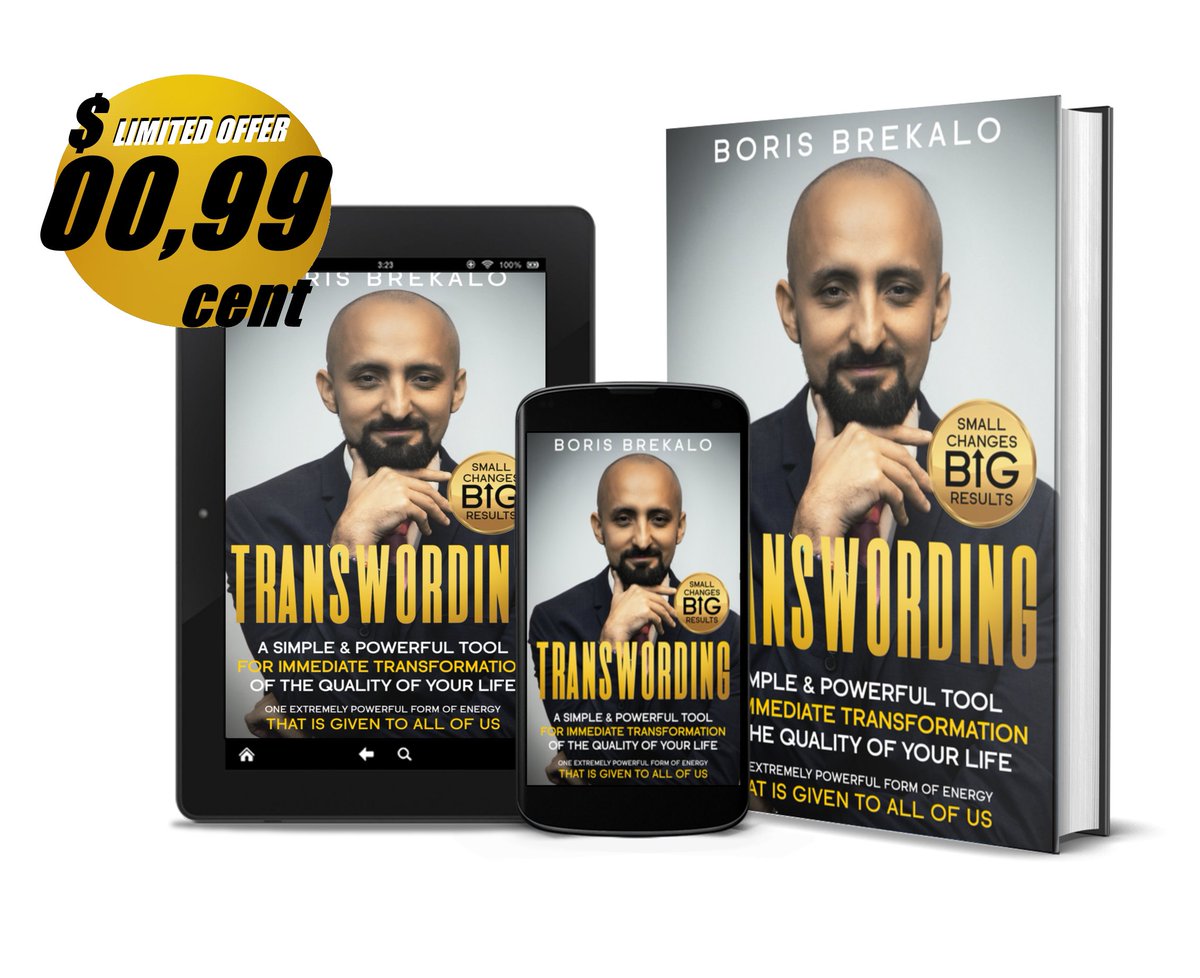 isabelsbooks's tweet photo. #amreading: TRANSWORDING: A simple and powerful tool for immediate transformation of the quality of your life by Boris Brekalo for #99c
Grab YOUR Copy Here: https://t.co/FmdBepX3k1 via @amazon
#kindle #KindleUnlimited #KindleBooks #KindleFire #kindlebook #kindlelove #kindleus https://t.co/LoY7eHPqAq