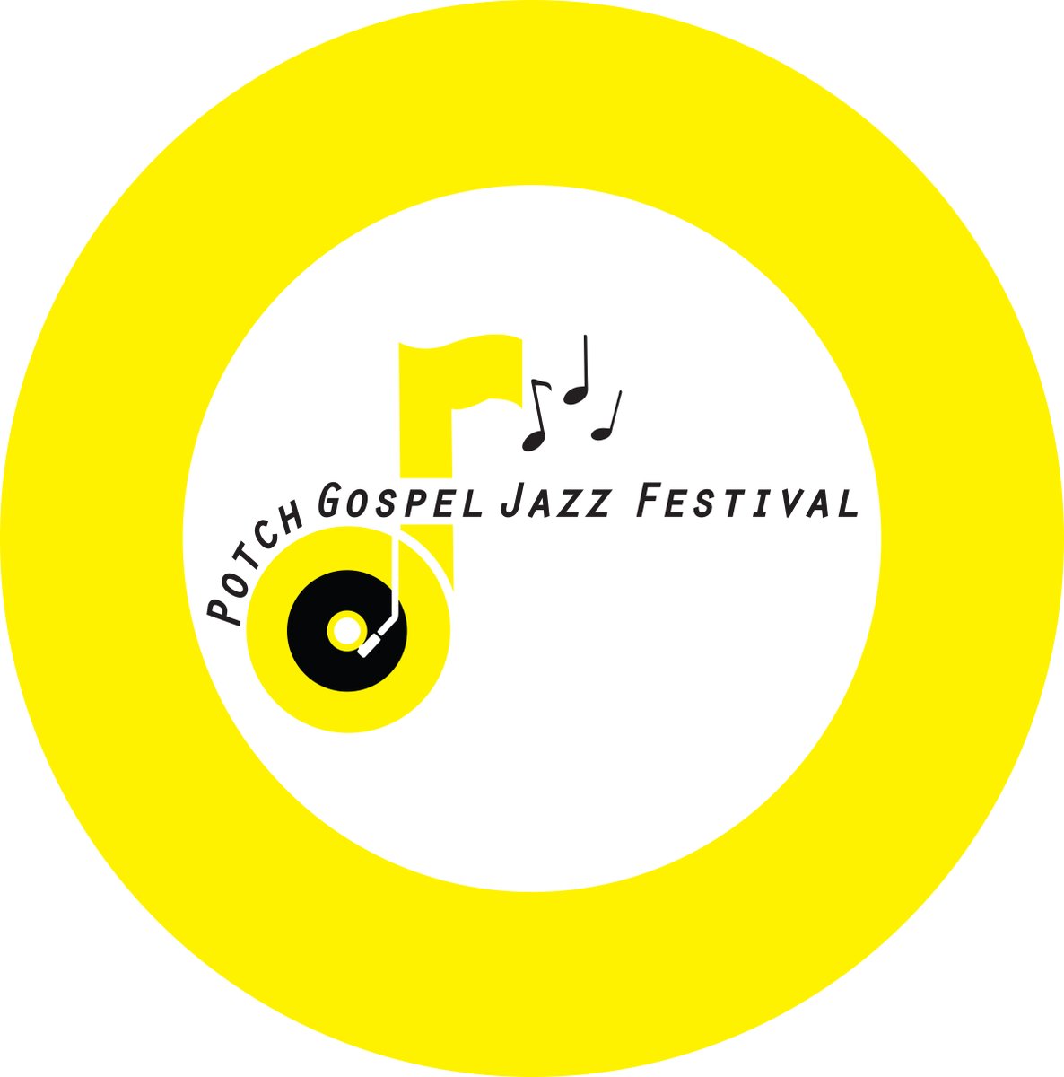 SgnDesignStudio's tweet image. Potch Gospel Jazz Festival logo designed by @Shupingct