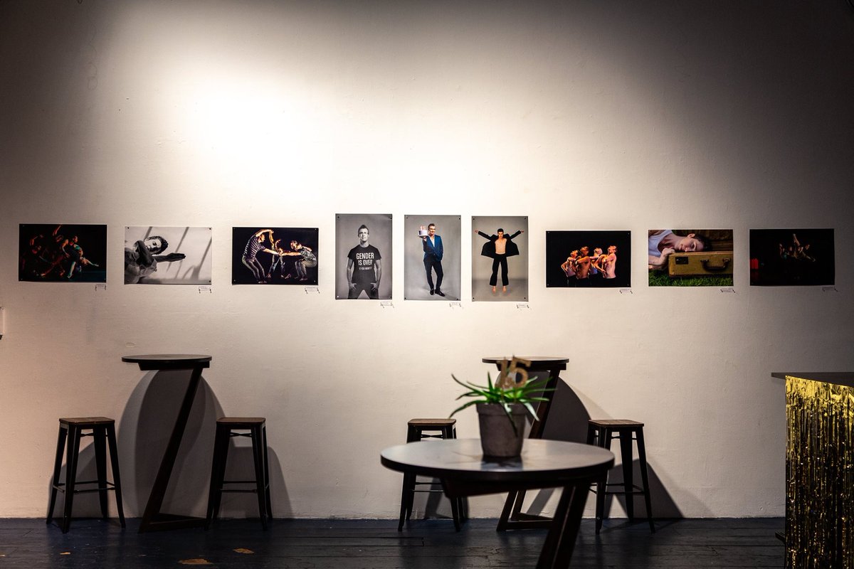 SeanDorseyDance's tweet photo. Last year we celebrated 15 years of @SeanDorseyDance
So many wonderful years of trans & queer dance & story. We miss you all and can’t wait to see you all in person again.
Please take care and be safe! 💓💓💓💓
Photo exhibit on wall by the fabulous @lydiadaniller
#15yearsofSDD https://t.co/8PDQpUZWX6