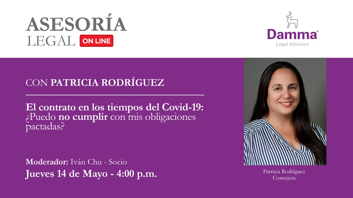 DammaLegal's tweet photo. Los invitamos nuevamente a una reunión 
#Zoom mañana jueves 14 de mayo a las 4pm.
 
Pueden registrarse para unirse a la reunión Zoom a la hora indicada en este enlace https://t.co/sNF0Vt3qhG https://t.co/1NNIEvuuhN