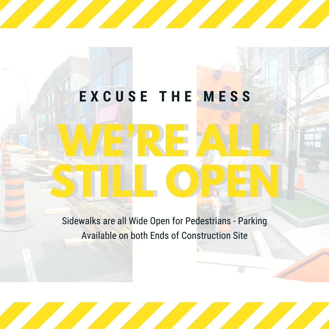 Broadview Danforth Bia On Twitter Excuse The Construction We Ve Had Need For Some Urgent Repairs To Our Hydro Vault This Unfortunately Requires Some Disruption To Our Curb Access For A Number Of
