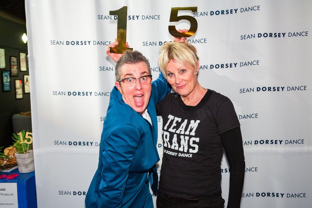 SeanDorseyDance's tweet photo. Last year we celebrated 15 years of @SeanDorseyDance
So many wonderful years of trans & queer dance & story. We miss you all and can’t wait to see you all in person again.
Please take care and be safe! 💓💓💓💓
Photo exhibit on wall by the fabulous @lydiadaniller
#15yearsofSDD https://t.co/8PDQpUZWX6