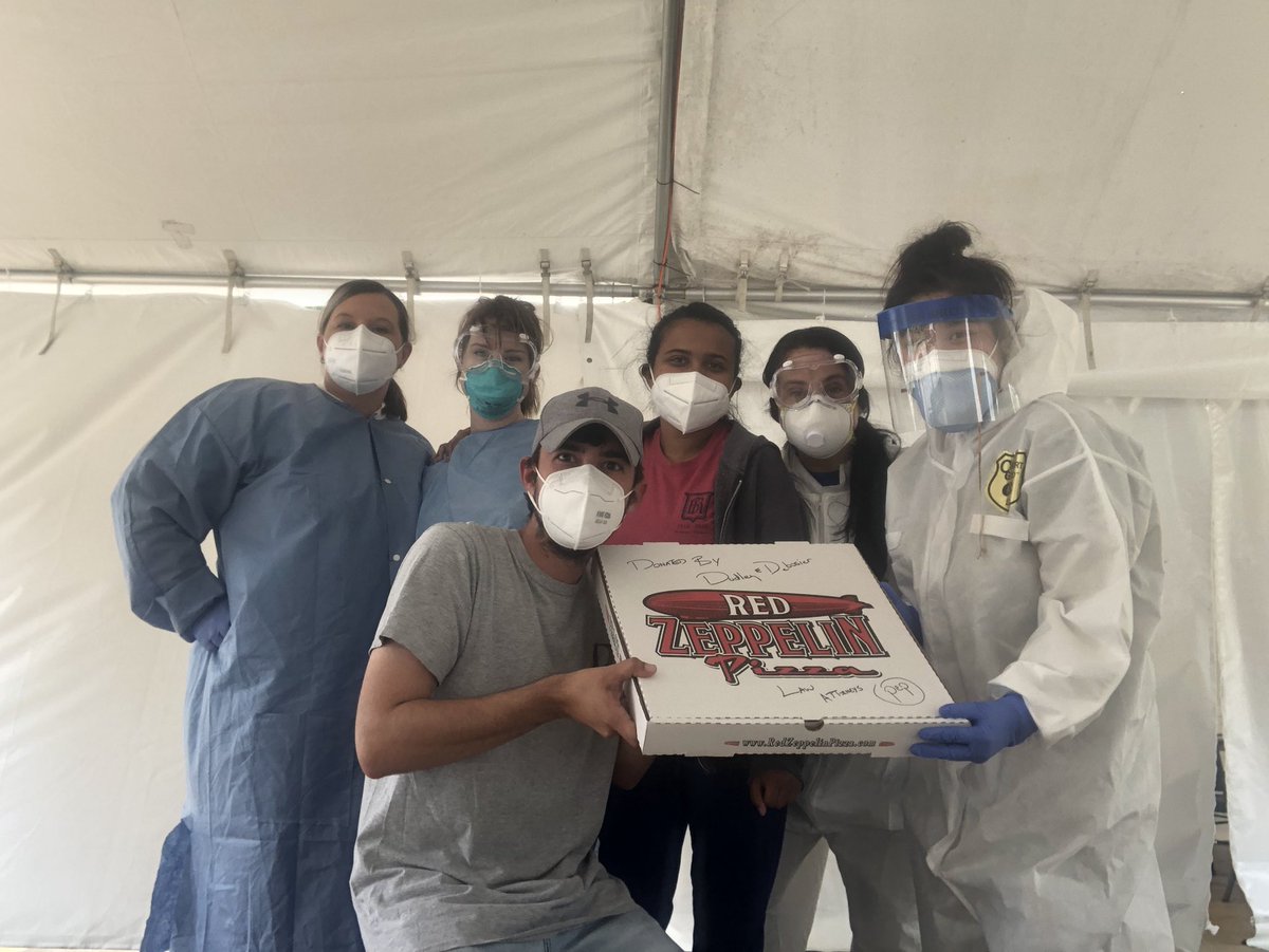 jaustin715's tweet photo. I’d like to send a huge “THANK YOU” to @DudleyDeBosier for donating lunch to our Baton Rouge #COVID19 testing site today. We are so appreciative! https://t.co/UH4uP6UIKC