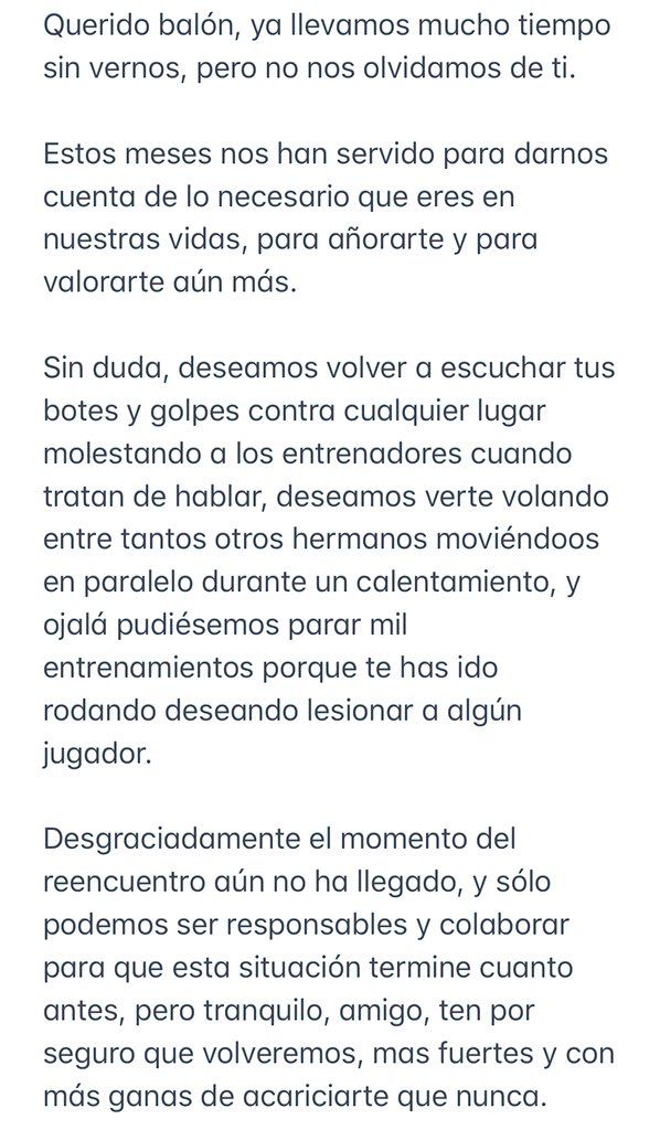 VbEscolapios's tweet photo. Querido balón...

Firmado: Los amantes del voleibol. https://t.co/682f6gavsP