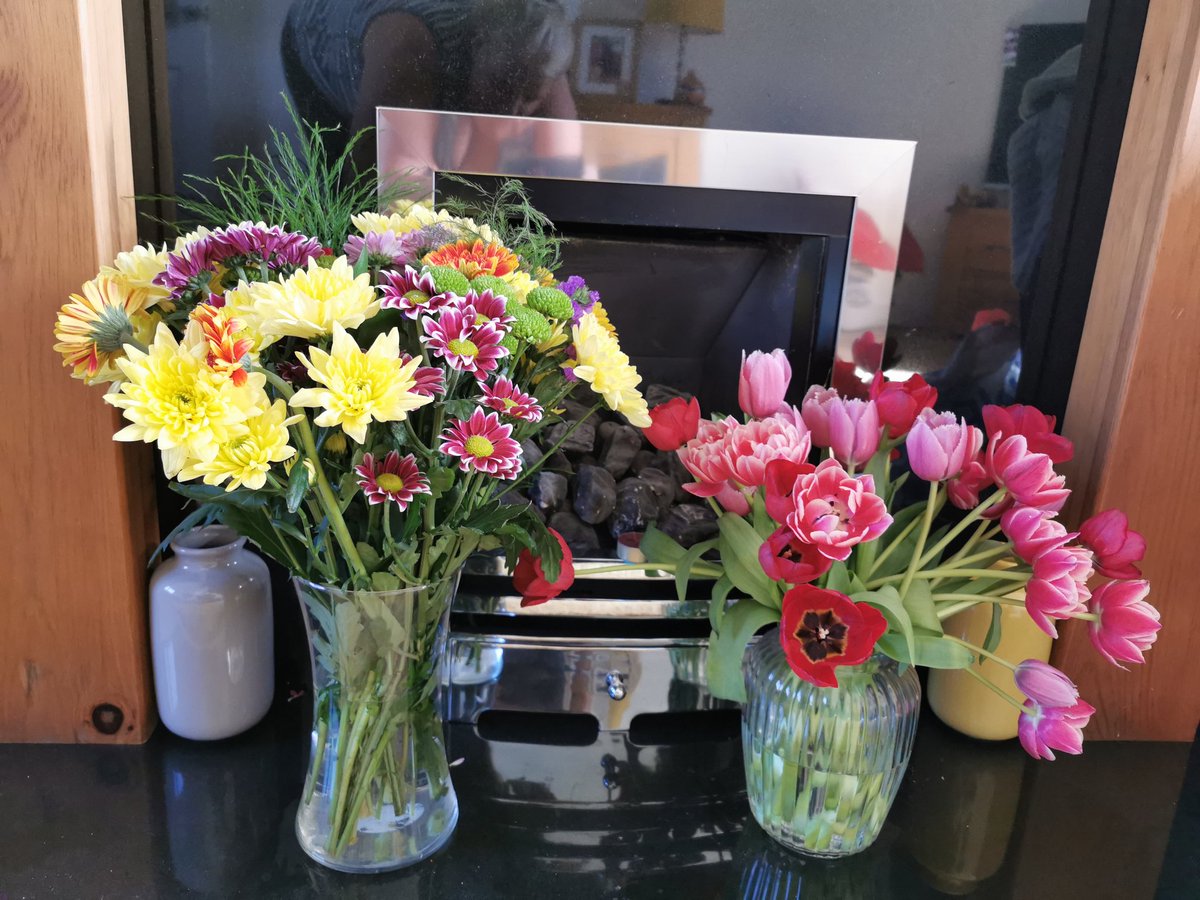 Suziegal37's tweet photo. Every week my friend across the street brings me flowers. Lockdown hasn't changed that they're just left on my doorstep ππ₯° #GreatFriends #DoorstepDropOff https://t.co/rezvucL7oe