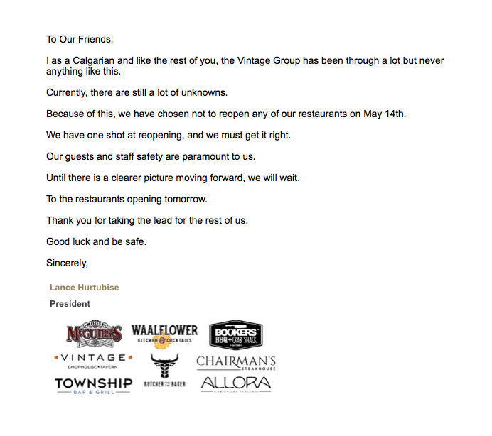 We look forward to serving you soon, stay tuned for updates #onetable #yyc #yyceats #fuellingyyc