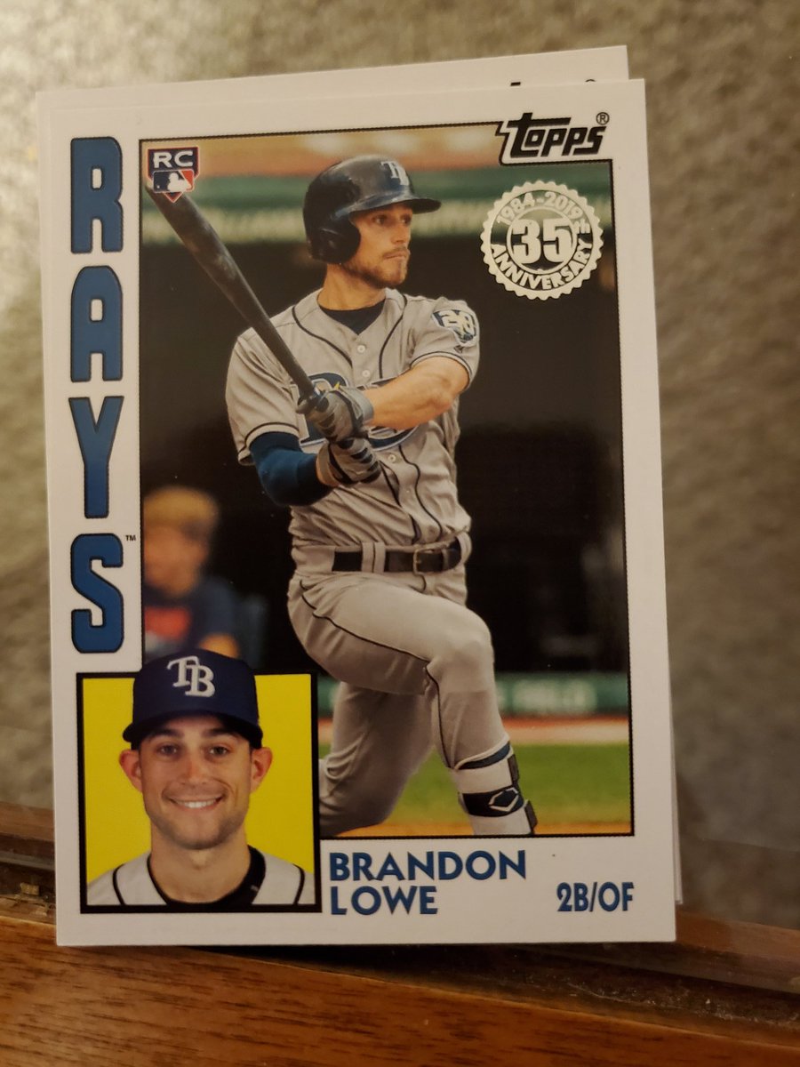 Brandon Lowe 1984 RC (3 available)$1 each, all 3 for $2