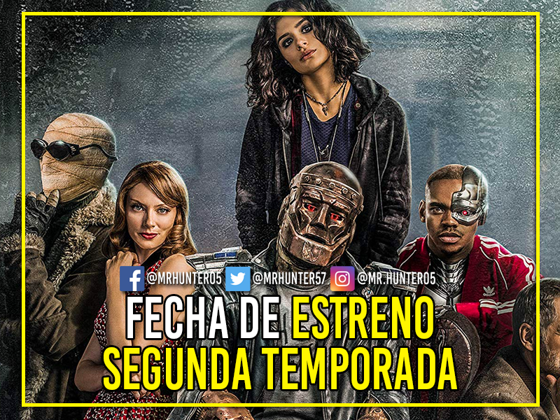 MrHunter57's tweet photo. ¡La segunda temporada de #DoomPatrol llegará a #HBOMax el próximo 25 de junio!

#DCUDoomPatrol #DoomPatrolS2 #DoomPatrolSeason2 #DCU #DCUniverse #DCComics #Comics #Comic #TITANS #Stargirl #TheCW #DCStargirl #StargirlSerie #DCUStargirl #Arrowverse #Arrowverso #Batman #TheBatman https://t.co/z53iXofxvD