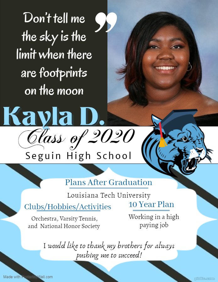 JuanSeguinHS's tweet image. #SeguinNation #SeniorSpotlight