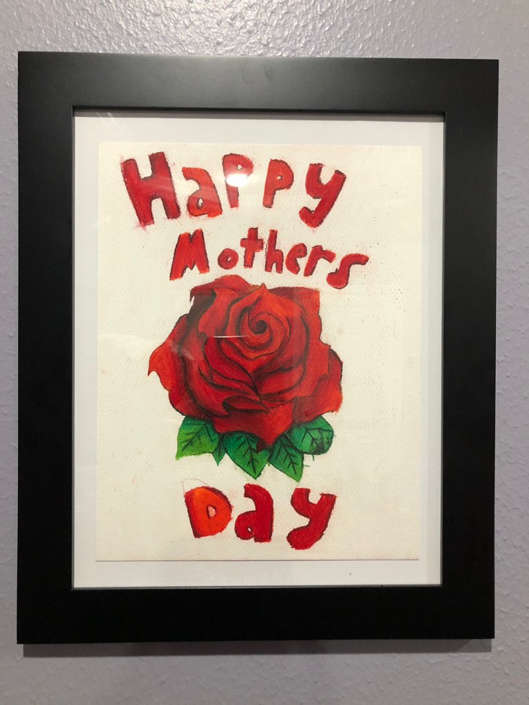 Had a mom share her Mother’s Day gift with me <a href="/HumbleISD_MBE/">Maplebrook Elem</a>   Her son worked so hard on this Beautiful rose. Nathan, that was such a beautiful gesture for your amazing mom! ❤️❤️❤️❤️<a href="/VisualArtHumble/">Humble ISD Visual Arts</a> #mbebears2020  #mbeisfamily