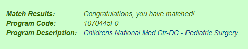 I feel like I've been waiting for this moment all my life!!! Humbled and honored to have matched at <a href="/ChildrensNatl/">Children's National Hospital 🏥</a> as their pediatric surgery fellow! 

<a href="/APSASurgeons/">APSA Surgeons</a> <a href="/HowardU/">Howard University</a> <a href="/AKUGlobal/">Aga Khan University</a> <a href="/AKUAANA/">AKU Alumni Association of North America</a> <a href="/AdilHaiderMD/">Adil Haider</a> <a href="/SaleemIslam/">Saleem Islam</a> <a href="/qureshif/">Faisal Qureshi</a> <a href="/NabeelZafarMD/">Syed Nabeel Zafar</a> <a href="/AKUMCSTAN/">AKUMCSTAN</a>