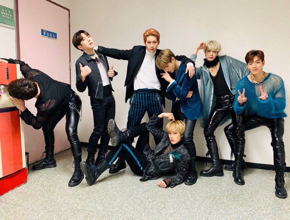 I love these dorks so much  never regret of staning them thank u  @chwbaby for introduce me monsta x I wish I was from that start but for now I promise to love u until the end.5 years of great efforts, accomplishes, smiles, tears and crackhead energy. Thank u for being my rock-