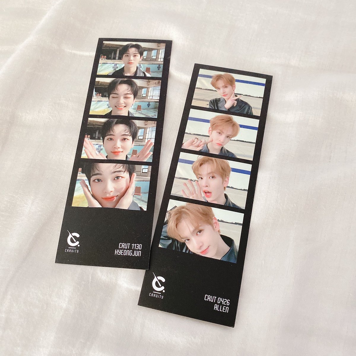 iIyserim's tweet photo. wtt/wts cravity

have:
hyeongjun 4cut filmstrip photo strip
allen 4cut filmstrip photo strip

want: 
wonjin 4cut filmstrip photo strip
minhee 4cut filmstrip photo strip

from: usa
ww: pls dm
@tradesinkpop @photocard_kpop @boygrouptrade @cravity_trades @pctradeusa @CRAVITYtrades https://t.co/OEVilTeKL6