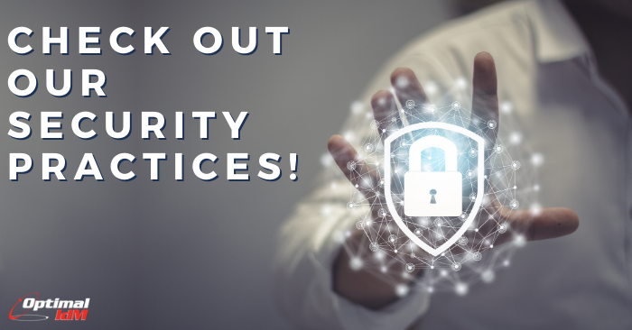 Optimal_IdM's tweet photo. Staying safe and secure is a main commitment for many businesses, including Optimal IdM. Learn more about our security practices: https://t.co/b4zIBHxqDs #OptimalDifference https://t.co/iaWJHjbxkD