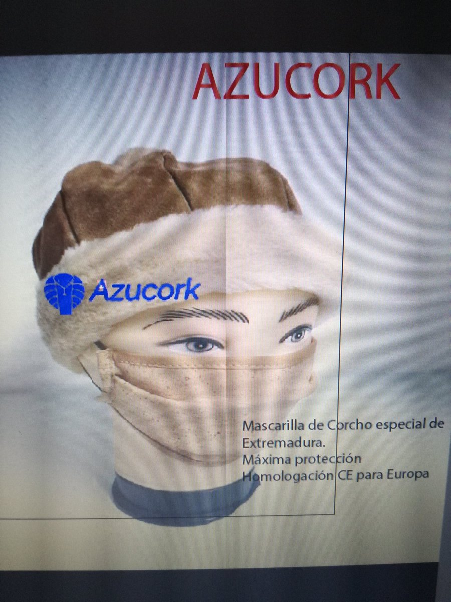 CorkSilvia's tweet photo. Mascarillas de corcho
#mascarillas #corcho #COVIDー19 #covid19ESP #COVID19 #ecologico
https://t.co/uqbLQASLPn https://t.co/AOVQsQlofw