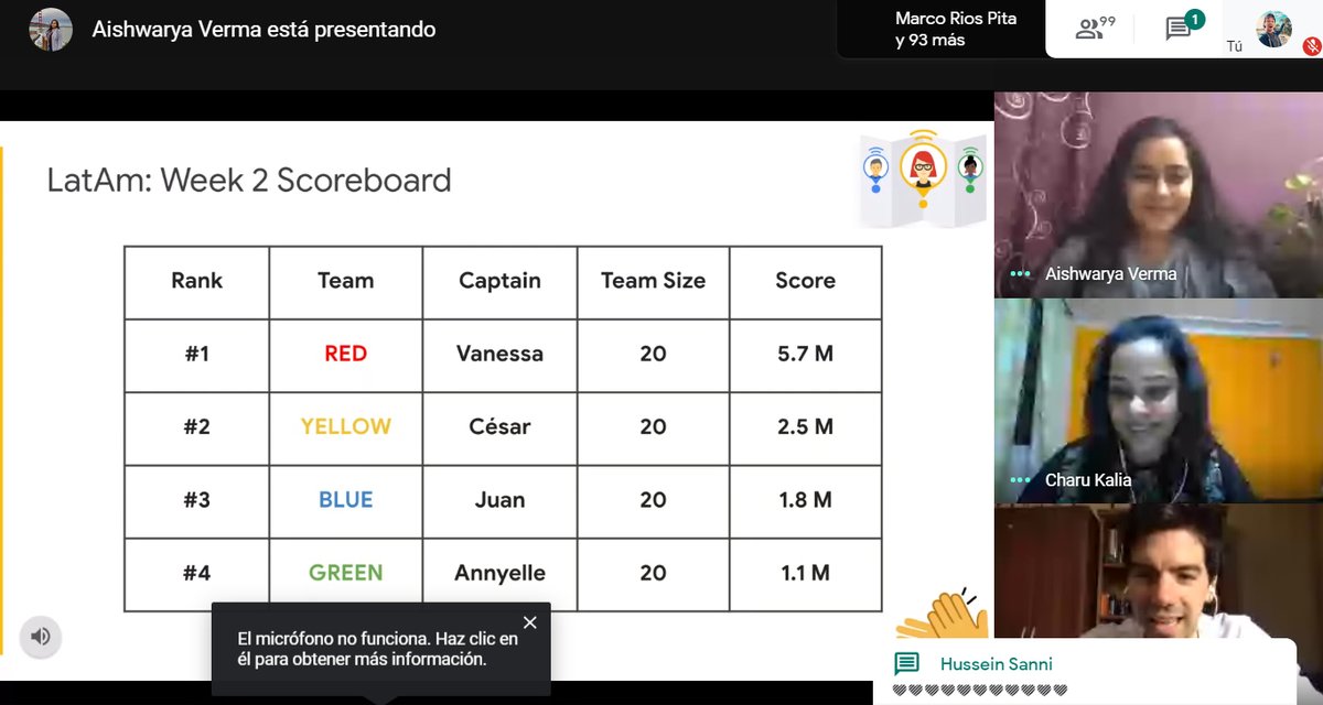 Jakson_casas's tweet image. Today a fun meeting was held with crowdsource from Africa and Latin America.  They also gave us the results of the second week TeamRed 🇵🇪🇻🇪 

#crowdsourcebygoogle #GoogleCrowdsource  #30daysofcrowdsource @diedagnino