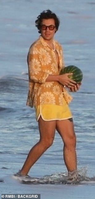 harry styles at the beach: a thread to help us prepare for the watermelon sugar mv