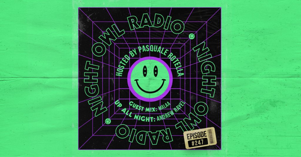 insomniacevents's tweet photo. The latest #NightOwlRadio is here! 🔥 #Episode247 features a Guest Mix from @Malaamusic + @Andrew_Rayel curating our Up All Night Selects. ✨ Tune in NOW with our host @PasqualeRotella 🔊
Listen → https://t.co/Q8KpMwC8do https://t.co/Z4h0K3hCXG