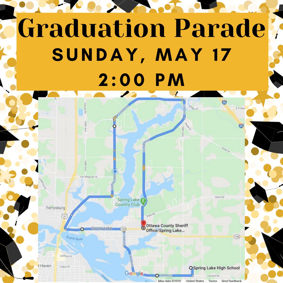 Come out this Sunday and show the graduating seniors your support! 🎓