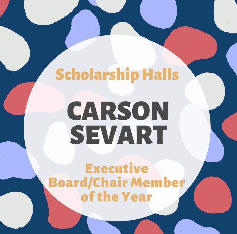 KansasNRHH's tweet photo. Carson is being recognized for his “commitment to represent and support all twelve Scholarship Halls in intentional and meaningful ways.” Congratulations Carson! 
@carson_sevart https://t.co/cv2pywpG9r