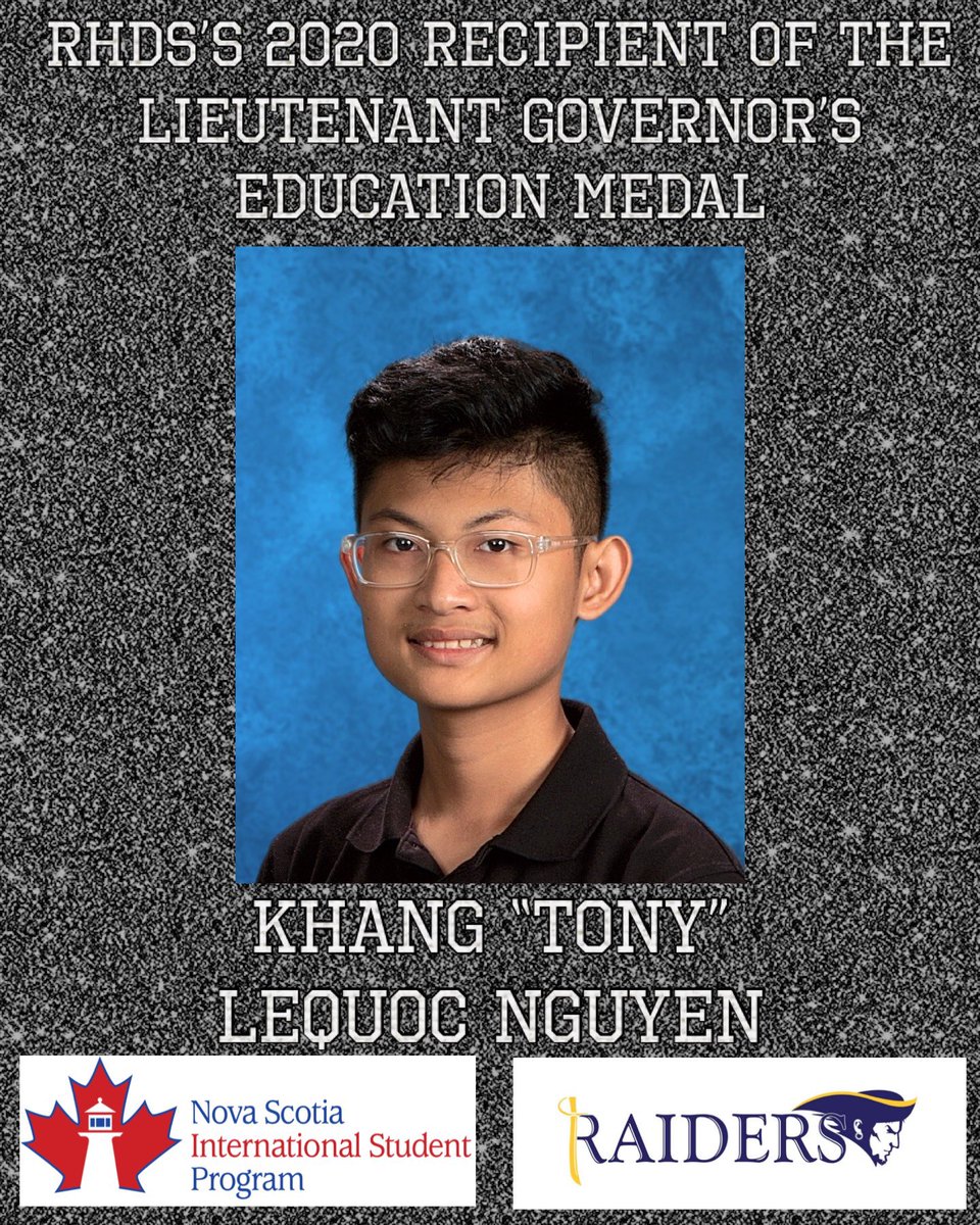CCRCE_ISP's tweet photo. Congratulations Tony!
A wonderful recognition for this @CCRCE_NS @nsisp student. 
His exemplary commitment to his school community and his academics has earned a @LtGovNS Education Medal.
#nsisp #ccisp https://t.co/QNnuv934Rm