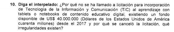 SenadoresPy's tweet photo. #SenadoPy #Pregunta10 https://t.co/8AFAAnBJ1c