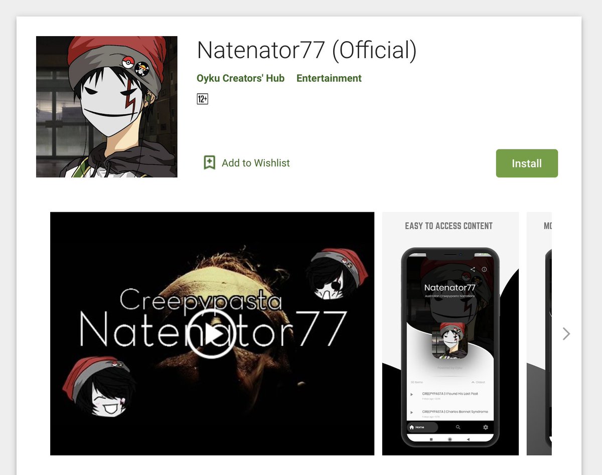 The official app of <a href="/Natenator77/">Natenator77</a> is LIVE on Google Play Store! 🤘🤘 Get it here: bit.ly/Natenator77_app

⚡️by OYKU