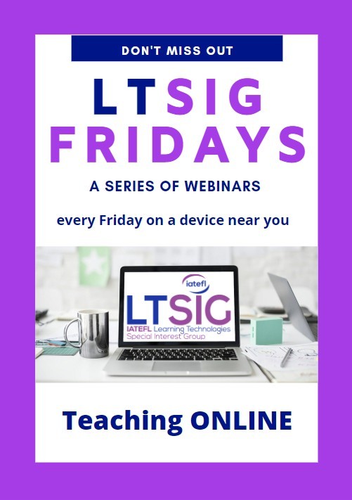iatefl_ltsig's tweet photo. #LTSIGFRIDAYS Please share 📢
🗓Webinar on 15 May
⏰from 3pm – 4pm UK time
https://t.co/yK8xAtYzap

✅  ‘Fostering social learning in times of #SocialDistancing'
with @ElenLeFoll Elen Le Foll, Research Associate and English Education Lecturer at Osnabrück University in Germany https://t.co/1SjDEGQv5c