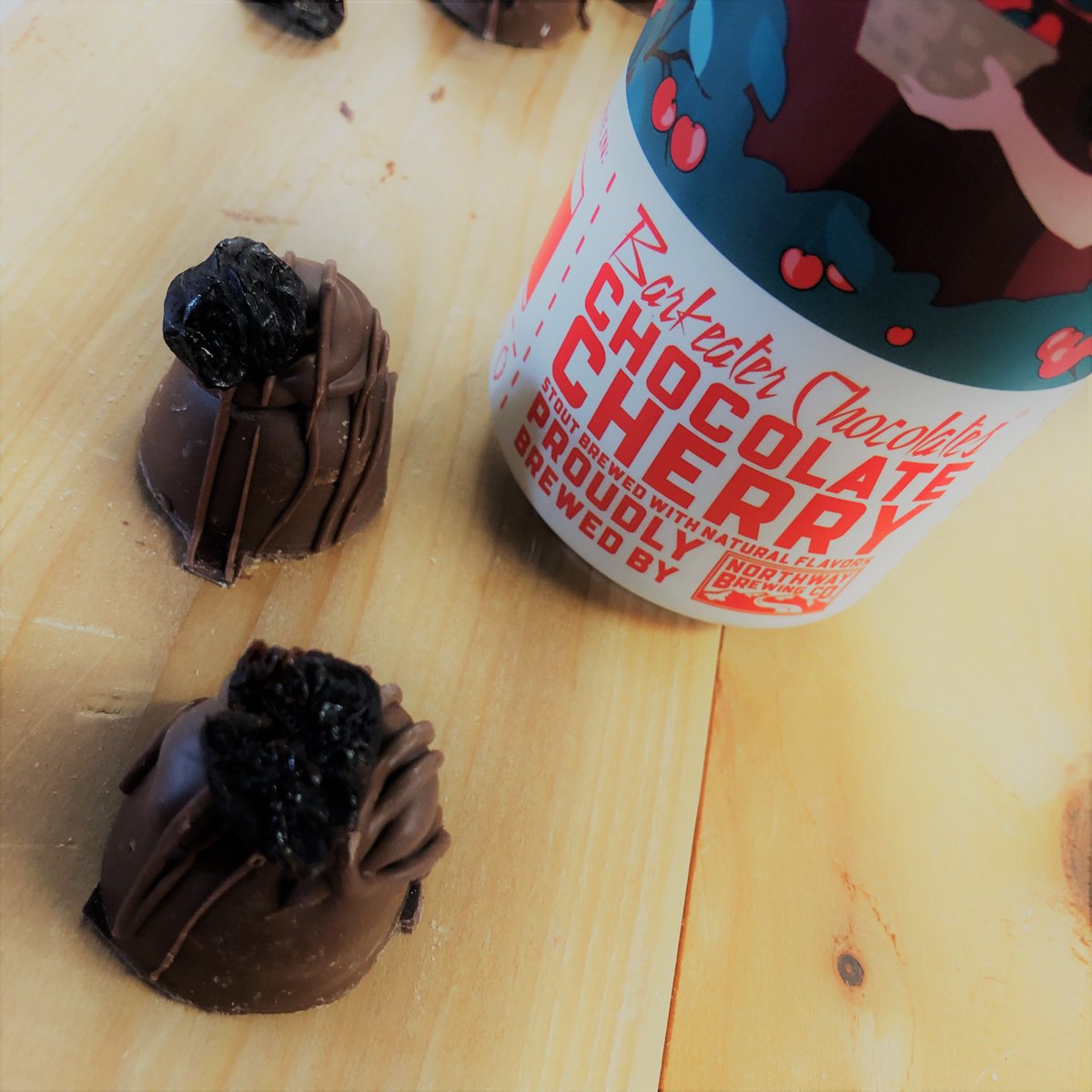What's better than a Barkeater Chocolates <a href="/NorthwayBrewing/">Northway Brewing Co.</a> Chocolate Cherry Stout? That same cherry stout with a box of Chocolate Cherry Stout Truffles. 

Yeah, we went there.
buff.ly/2Wq0mo6

#FlavorWow #NorthwayBrewing #BeerTruffles #FathersDay