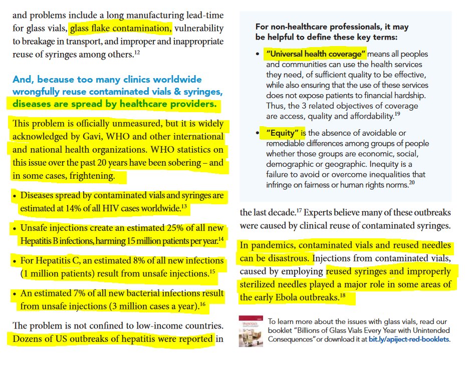 GAVI wants 100% vaccination rate. "The last 20% is a a hard nut to crack""Unsafe injections create an estimated 25% of all new Hepatitis B infections, harming 15 million patients per year."