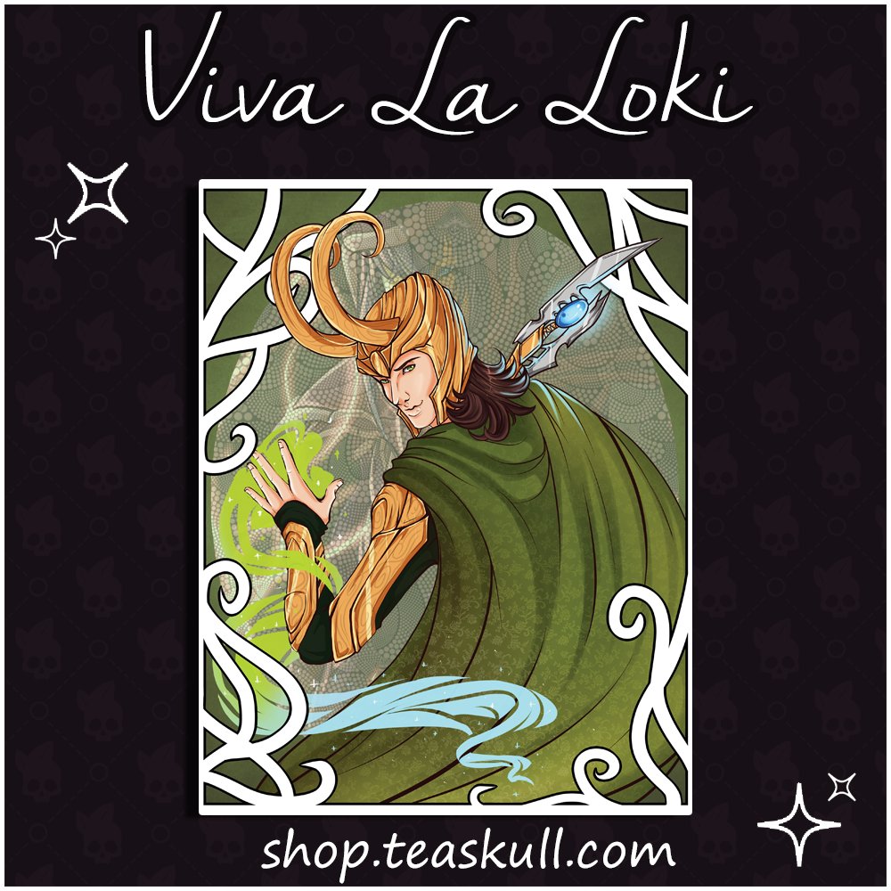 teaskull's tweet photo. You can find Loki merch on my shop. ^.^ 2 days left on my 20% off sale! get your free button while they are hot~
#loki #lokixtony #frostiron #ironman #onlinestore #merch #teaskull #mywork https://t.co/DE0ZA9v3fe