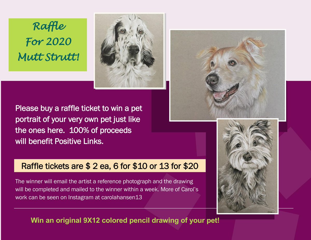 Mutt Strutt raffle tickets on sale now! Art of your animal, art for you animal and art for you!! Buy tickets at: thelinknm.com/store.aspx?fbc…