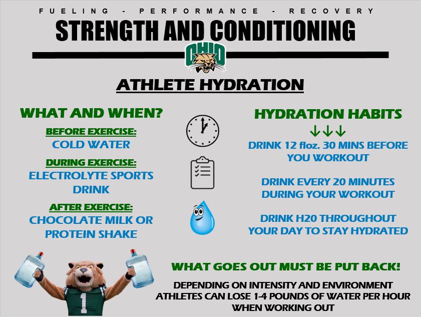 BobcatStrength's tweet photo. Athletes working hard at home: Keep those fluids going https://t.co/2RpBb8Fd0H