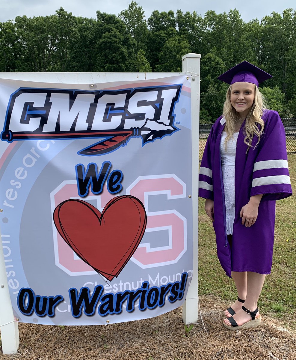 djbuff1's tweet photo. Once a Warrior....Always a Warrior! ❤️💙❤️ Once a Bear....Always a Bear! Congratulations Jenna!💜🐻💜 @CMCSIWarriors @HallcoCBHS https://t.co/strI1JtJcD
