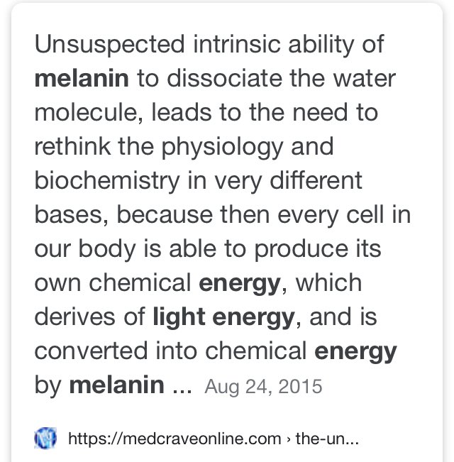 How Melanin relates to Digestion, Cellular Respiration & MetabolismOfc we eat & digest to nourish our bodies & provide energy to cells through process of cellular respiration Melanin simply = higher metabolic rate at the cellular level because process is made more *efficient