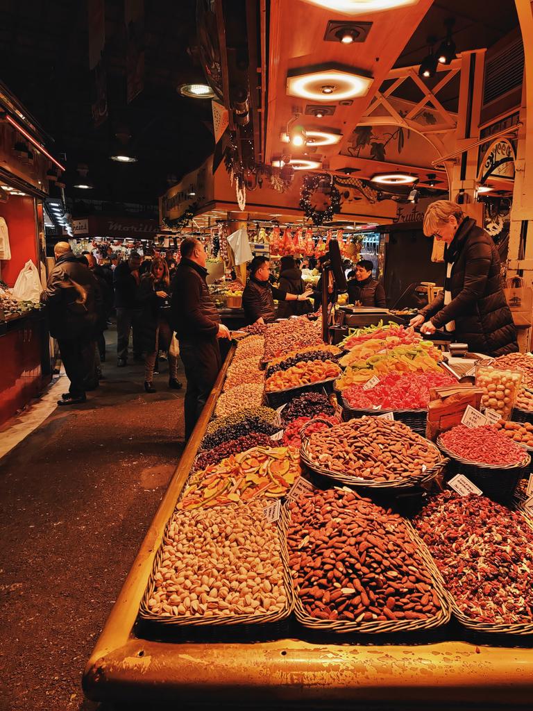 7. La Boqueria MercadoNear La Rambla, you can find this unique market, selling various stuff, from food to fruits & even tapas 