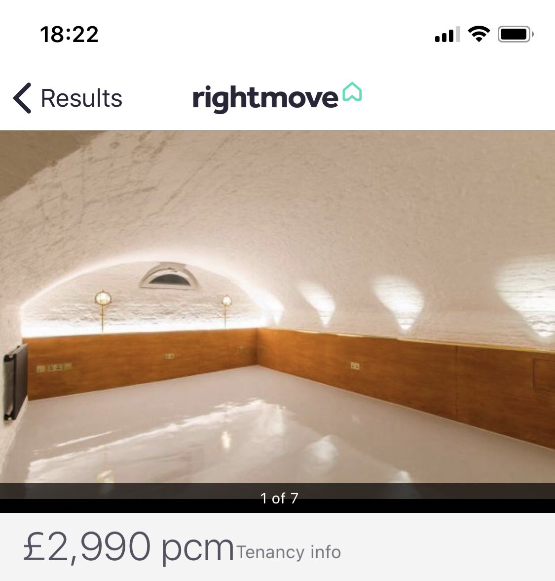 Ok, the London rental fun continues.  How about LIVING IN AN ACTUAL F-ING DUNGEON CITY CAVE no windows and all for 3k? At least the floor is polished & there are no carpets. How is this real life even?