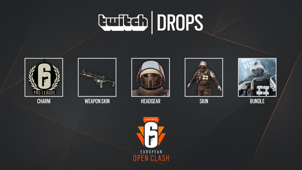 Rainbow 6 Siege Uk Twitch Drops Are Coming In Hot For The R6euclash Tune In To The Broadcasts For Your Chance To Get Some Exclusive Loot We Will