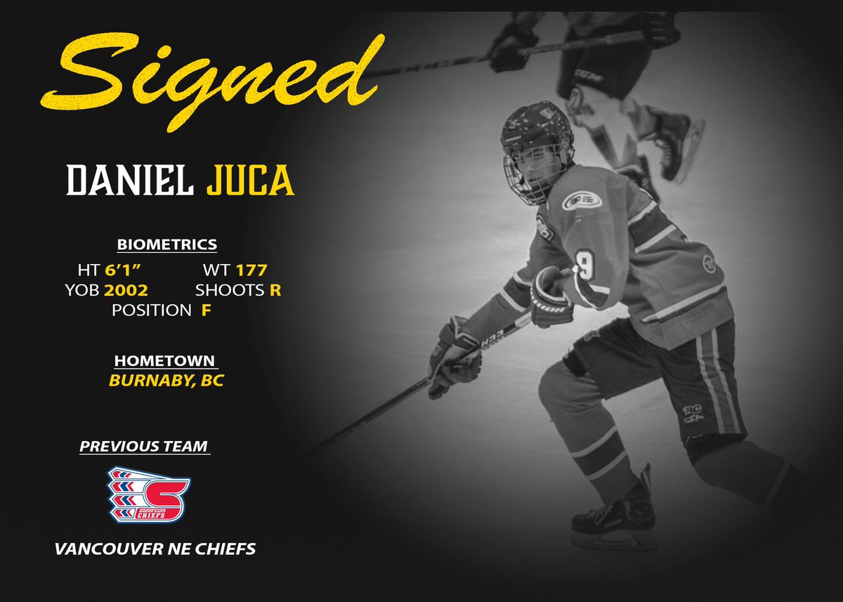 Commitment: Its time for another exciting Express announcement! Burnaby Forward DANIEL JUCA joins your Express roster. Juca played his last season with the Vancouver NE Chiefs. Welcome aboard Daniel! #allaboard 🚂
