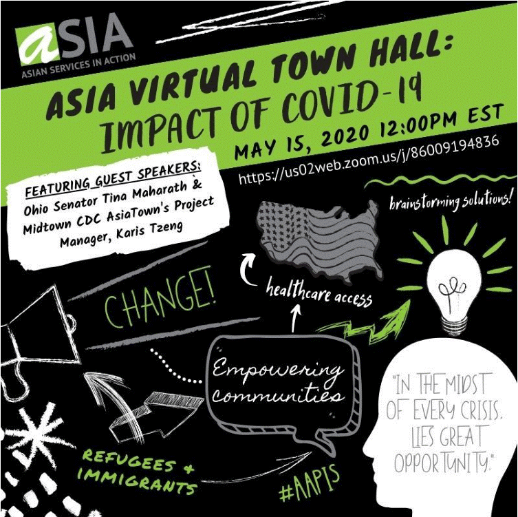 betterhealthcle's tweet photo. #AAPIHM2020
Our partners at @ASIAOHIO are holding a virtual town hall Friday at 12pm addressing the impact of #COVID19 on Asians in #Ohio, #AccessToCare and more. The event is free, but registration requested: https://t.co/wh8xhcQKoy https://t.co/1kb1QN9WnJ