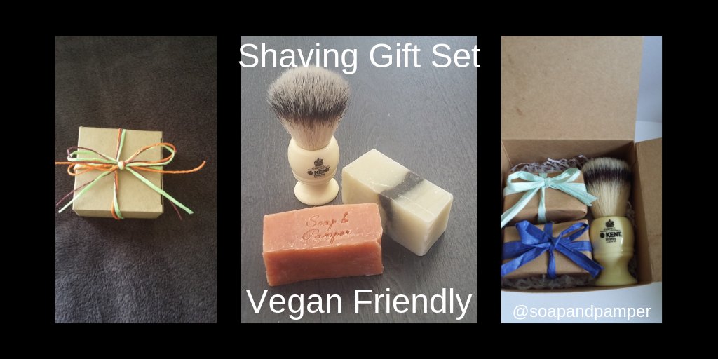 SoapandPamper's tweet photo. Men like #soap too! These shaving sets are perfect gift for wet shaving dads. #handmadesoap & #veganshavingbrush
https://t.co/HowwBB9REV
#FathersDay #fathersdaygifts #naturalskincare #giftideas #soap #vegangift #womaninbizhour #HandmadeHour https://t.co/73OadZ1fPx
