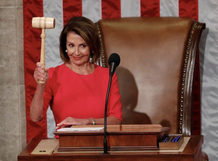 After two years of watching what Democrats *did** with their control of the House, voters ***cannot wait*** to flip it back to Republican control and make this insane gourmet ice cream eating ditz hand that gavel back over.